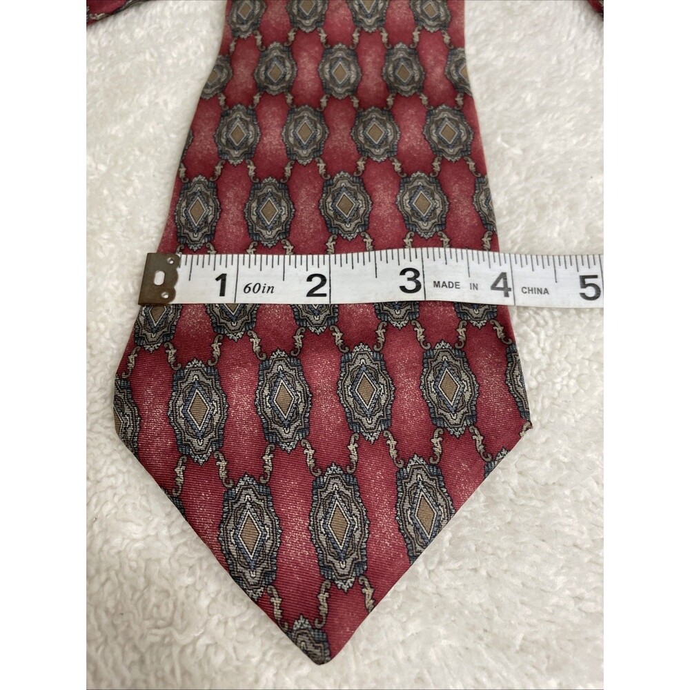 Don Loper Mens Necktie Vintage Italian Silk Designer Accessory Office Work Dad G